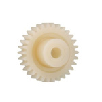 Igus Igutek P360 65 Teeth Spur Gear, 1.25 Module, 10mm Bore Diam, 81.2mm Pitch Diam, 21mm Hub Diam