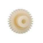 Igus Igutek P360 90 Teeth Spur Gear, 1.25 Module, 12mm Bore Diam, 112.5mm Pitch Diam, 24mm Hub Diam