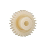 Igus Igutek P360 16 Teeth Spur Gear, 1.5 Module, 6mm Bore Diam, 24mm Pitch Diam, 14mm Hub Diam