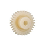 Igus Igutek P360 17 Teeth Spur Gear, 1.5 Module, 6mm Bore Diam, 25.5mm Pitch Diam, 14mm Hub Diam