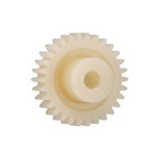 Igus Igutek P360 18 Teeth Spur Gear, 1.5 Module, 8mm Bore Diam, 27mm Pitch Diam, 17mm Hub Diam