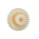 Igus Iguform S270 90 Teeth Spur Gear, 1.5 Module, 14mm Bore Diam, 135mm Pitch Diam, 30mm Hub Diam