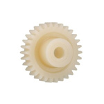 Igus Iguform S270 13 Teeth Spur Gear, 2 Module, 8mm Bore Diam, 26mm Pitch Diam, 18.5mm Hub Diam