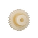 Igus Igutek P360 28 Teeth Spur Gear, 2 Module, 10mm Bore Diam, 56mm Pitch Diam, 24mm Hub Diam