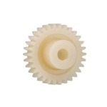 Igus Igutek P360 30 Teeth Spur Gear, 2 Module, 10mm Bore Diam, 60mm Pitch Diam, 24mm Hub Diam