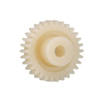 Igus Igutek P360 55 Teeth Spur Gear, 2 Module, 14mm Bore Diam, 110mm Pitch Diam, 30mm Hub Diam