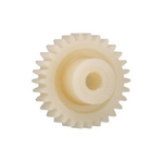 Igus Iguform S270 75 Teeth Spur Gear, 2 Module, 20mm Bore Diam, 150mm Pitch Diam, 40mm Hub Diam