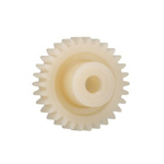 Igus Igutek P360 110 Teeth Spur Gear, 2 Module, 20mm Bore Diam, 220mm Pitch Diam, 40mm Hub Diam