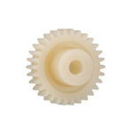 Igus Igutek P360 13 Teeth Spur Gear, 2.5 Module, 10mm Bore Diam, 32.5mm Pitch Diam, 20mm Hub Diam