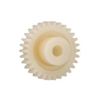 Igus Igutek P360 19 Teeth Spur Gear, 2.5 Module, 10mm Bore Diam, 47.5mm Pitch Diam, 20mm Hub Diam