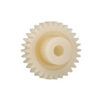 Igus Igutek P360 32 Teeth Spur Gear, 2.5 Module, 14mm Bore Diam, 80mm Pitch Diam, 30mm Hub Diam