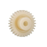 Igus Igutek P360 85 Teeth Spur Gear, 2.5 Module, 20mm Bore Diam, 212.5mm Pitch Diam, 40mm Hub Diam