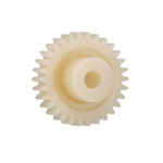 Igus Igutek P360 12 Teeth Spur Gear, 3 Module, 12mm Bore Diam, 36mm Pitch Diam, 24mm Hub Diam
