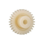 Igus Igutek P360 21 Teeth Spur Gear, 3 Module, 12mm Bore Diam, 63mm Pitch Diam, 24mm Hub Diam