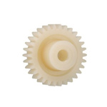 Igus Igutek P360 23 Teeth Spur Gear, 3 Module, 12mm Bore Diam, 69mm Pitch Diam, 24mm Hub Diam