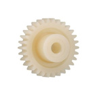 Igus Igutek P360 28 Teeth Spur Gear, 3 Module, 14mm Bore Diam, 84mm Pitch Diam, 28mm Hub Diam
