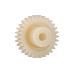 Igus Igutek P360 32 Teeth Spur Gear, 3 Module, 16mm Bore Diam, 96mm Pitch Diam, 32mm Hub Diam