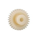 Igus Igutek P360 65 Teeth Spur Gear, 3 Module, 20mm Bore Diam, 195mm Pitch Diam, 40mm Hub Diam
