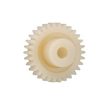 Igus Igutek P360 70 Teeth Spur Gear, 3 Module, 20mm Bore Diam, 210mm Pitch Diam, 40mm Hub Diam