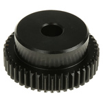 RS PRO Steel 44 Teeth Spur Gear, 1 Module, 10mm Bore Diam, 44mm Pitch Diam, 35mm Hub Diam