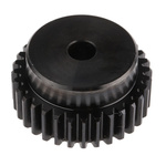 RS PRO Steel 32 Teeth Spur Gear, 1.5 Module, 10mm Bore Diam, 48mm Pitch Diam, 40mm Hub Diam