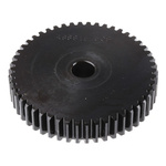 RS PRO Steel 50 Teeth Spur Gear, 1.5 Module, 12mm Bore Diam, 75mm Pitch Diam, 45mm Hub Diam