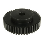 RS PRO Steel 44 Teeth Spur Gear, 2 Module, 15mm Bore Diam, 88mm Pitch Diam, 55mm Hub Diam