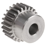 RS PRO Stainless Steel 24 Teeth Spur Gear, 1 Module, 8mm Bore Diam, 24mm Pitch Diam, 20mm Hub Diam