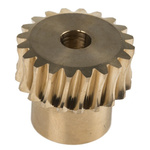 RS PRO Bronze 1 Module Worm Wheel Gear 20 Tooth16mm Hub Dia., 20.16mm Pitch Dia. 20mm Face