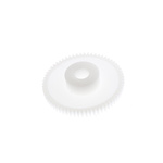 RS PRO POM 64 Teeth Spur Gear, 0.5 Module, 6mm Bore Diam, 32mm Pitch Diam, 14mm Hub Diam