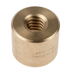 RS PRO Cylindrical Nut For Lead Screw, For Shaft Dia. 20mm