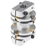 Huco Specialist Coupling, 33.5mm Outside Diameter, 10mm Bore, 50.8mm Length Coupler