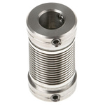 Huco Bellows Coupling, 12mm Outside Diameter, 6mm Bore, 23mm Length Coupler