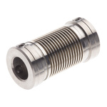 Huco Bellows Coupling, 12mm Outside Diameter, 1/4in Bore, 23mm Length Coupler