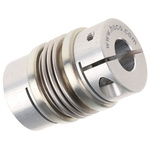 Huco Bellows Coupling, 26mm Outside Diameter, 10mm Bore, 37.5mm Length Coupler