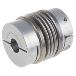 Huco Bellows Coupling, 34mm Outside Diameter, 10mm Bore, 40mm Length Coupler