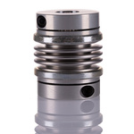 Huco Bellows Coupling, 34mm Outside Diameter, 12mm Bore, 40mm Length Coupler