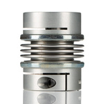 Huco Bellows Coupling, 41mm Outside Diameter, 16mm Bore, 49.7mm Length Coupler