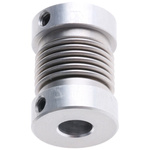 Huco Bellows Coupling, 16mm Outside Diameter, 6mm Bore, 21mm Length Coupler