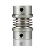 Huco Bellows Coupling, 20mm Outside Diameter, 5mm Bore, 31mm Length Coupler