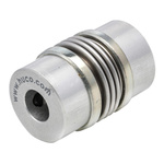 Huco Bellows Coupling, 26mm Outside Diameter, 10mm Bore, 37.5mm Length Coupler