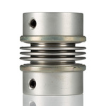 Huco Bellows Coupling, 41mm Outside Diameter, 20mm Bore, 49.7mm Length Coupler