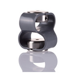 Huco Double Loop Elastomer, 4mm Bore, 48mm Length Coupler