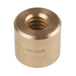 RS PRO Cylindrical Nut For Lead Screw, For Shaft Dia. 14mm