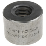RS PRO Cylindrical Nut For Lead Screw, For Shaft Dia. 24mm