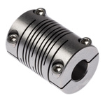 Huco Beam Coupling, 19mm Outside Diameter, 8mm Bore, 28mm Length Coupler