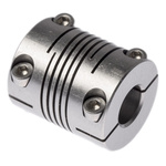 Huco Beam Coupling, 19mm Outside Diameter, 8mm Bore, 22.9mm Length Coupler