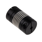 Ruland Bellows Coupling, 15mm Outside Diameter, 3mm Bore, 27.2mm Length Coupler