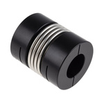 Ruland Bellows Coupling, 51mm Outside Diameter, 25mm Bore, 58.7mm Length Coupler