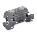 Huco Bellows Coupling, 82mm Outside Diameter, 25mm Bore, 91mm Length Coupler